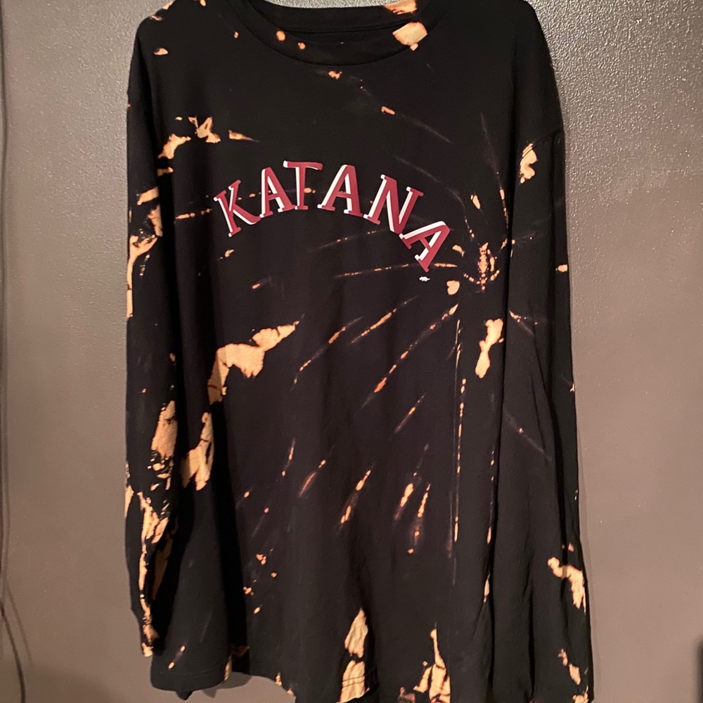 Custom made katana long sleeve shirt
